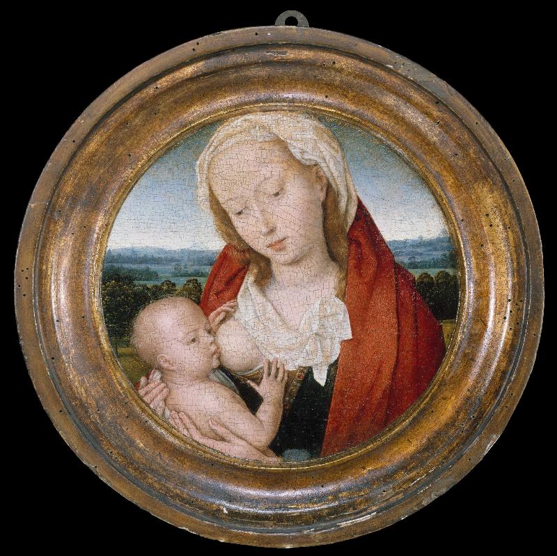 Hans Memling Virgin Suckling the Child oil painting image